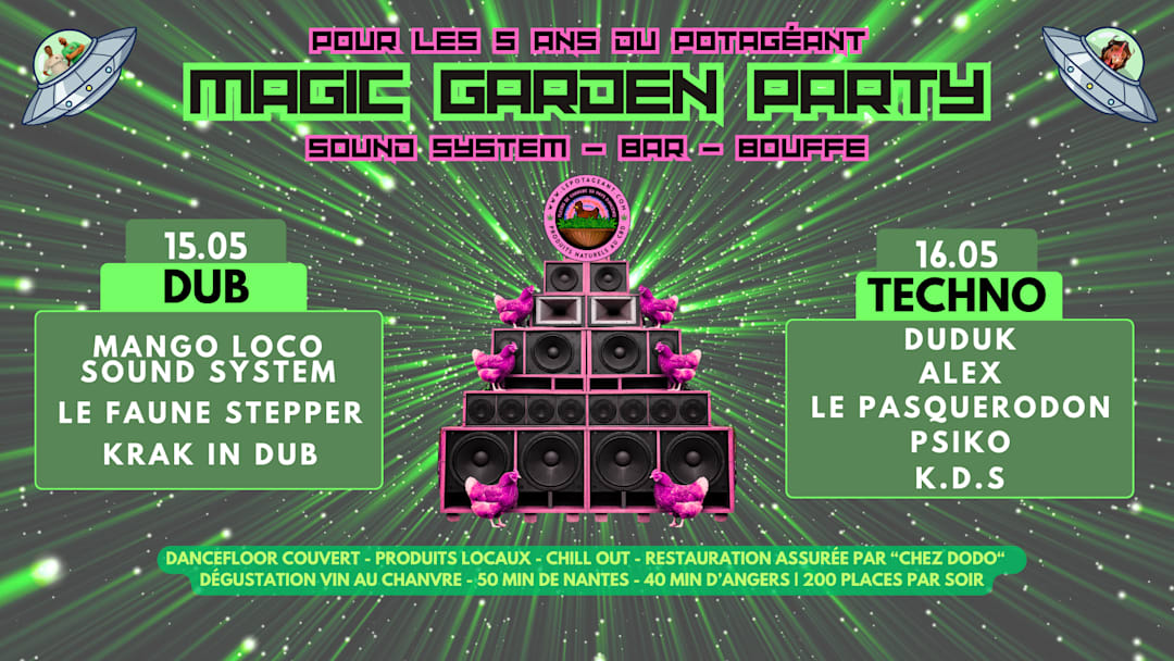 MAGIC GARDEN PARTY - Les 5 ans du PotaGéant CBD
