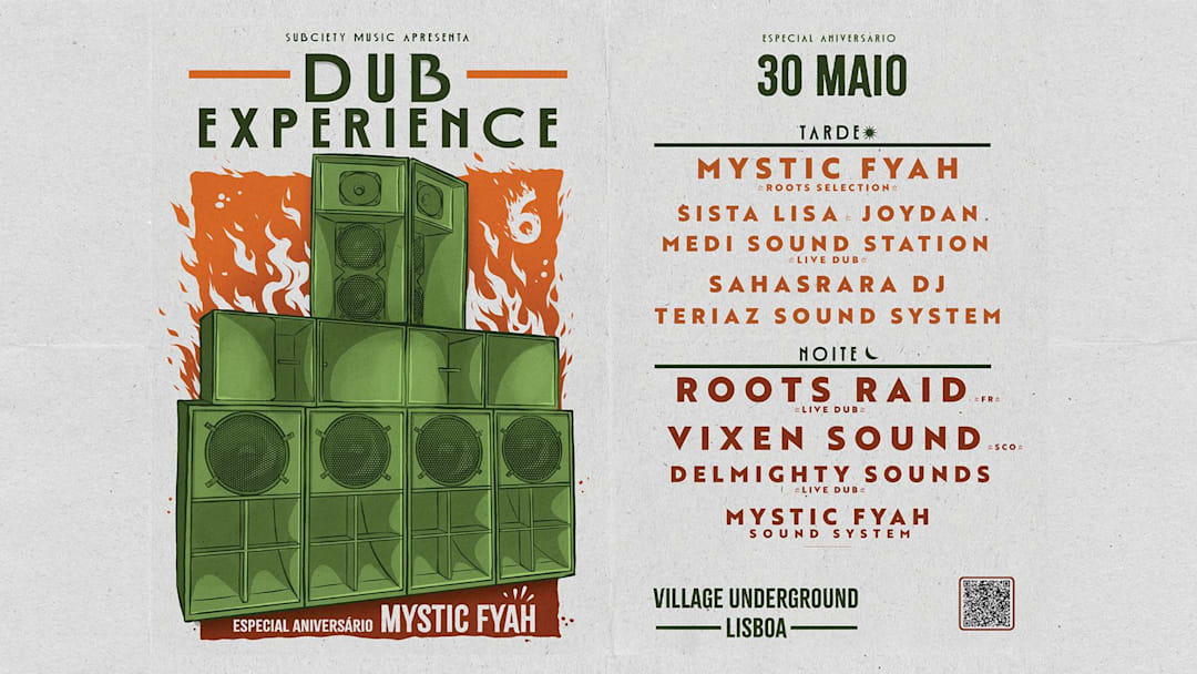 Official cover of the event DUB EXPERIENCE #6 - ESPECIAL ANIVERSÁRIO MYSTIC FYAH