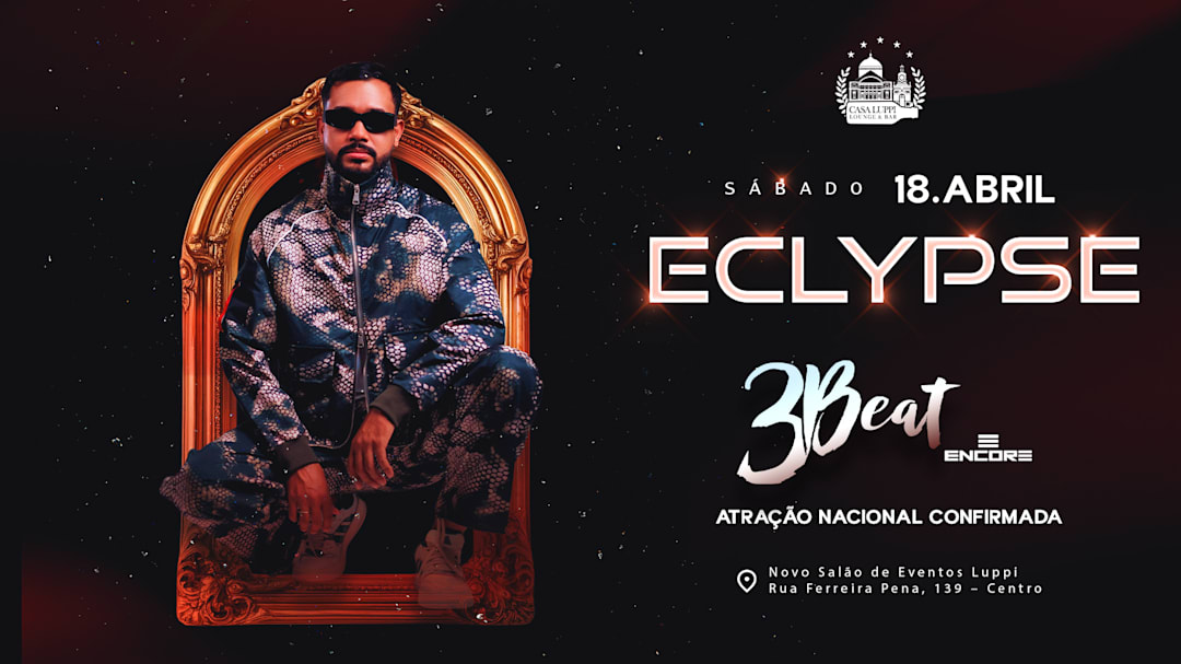 Cartaz oficial do evento ECLYPSE - 18/04