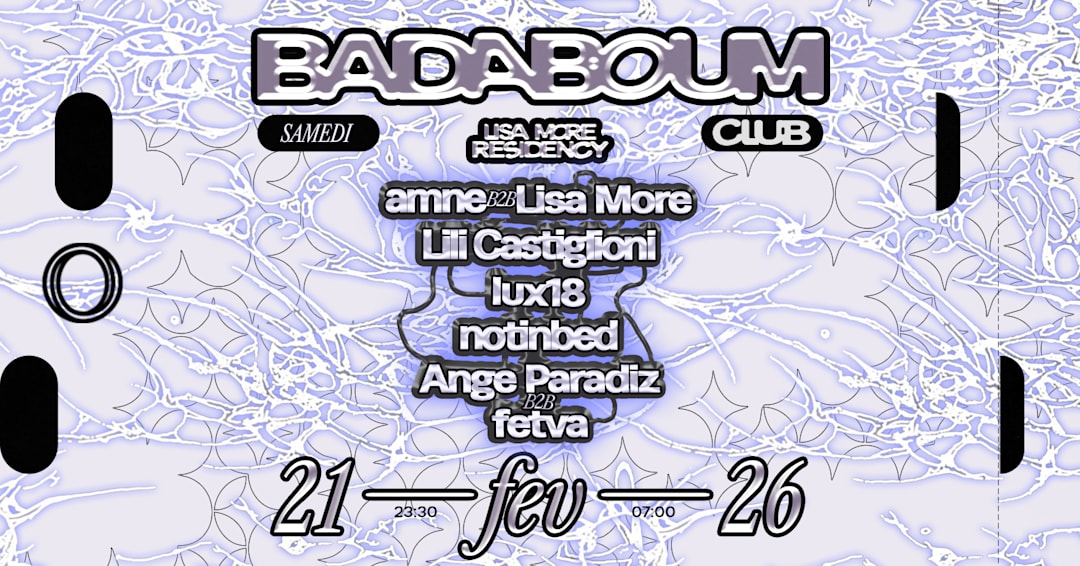 Club — Lisa More Residency: amne, Lux18, notinbed and more