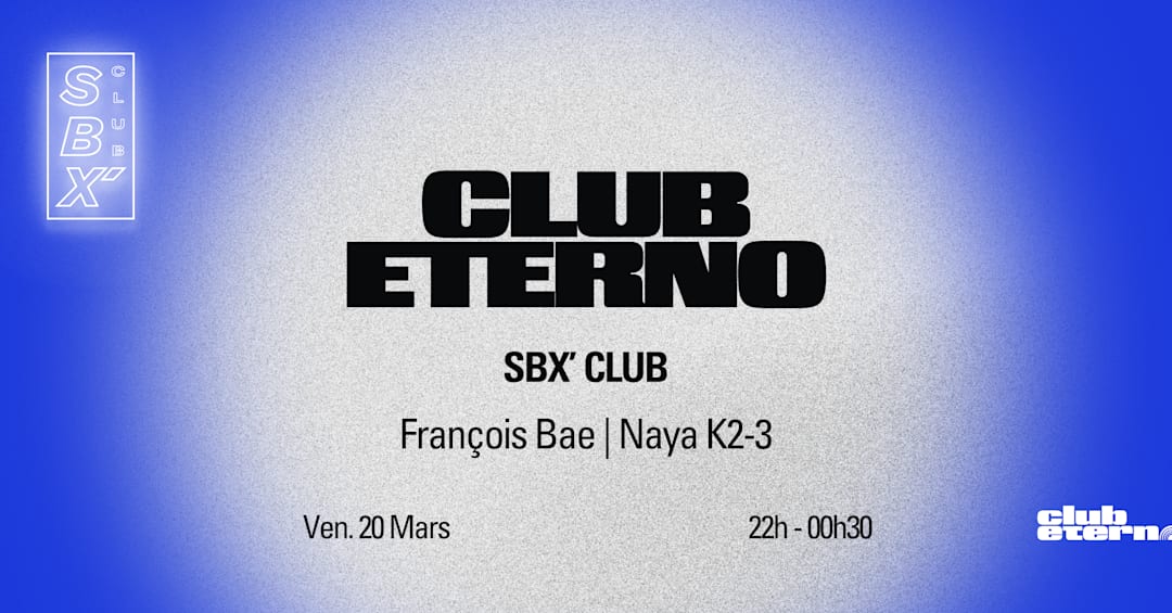 CLUB ETERNO x SBX'