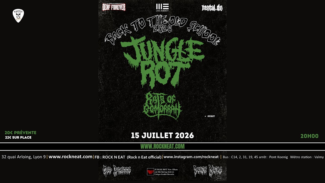 JUNGLE ROT + RATS OF GOMORRAH + GUEST LOCAL
