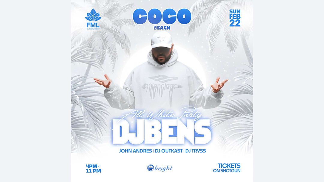 DJ Bens • Coco Beach: All White Party