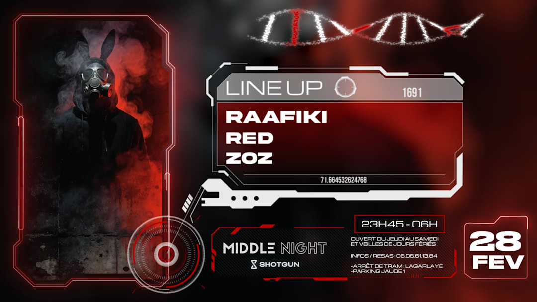 Bounce to Hard Music - RED - ZOZ - RAAFIKI