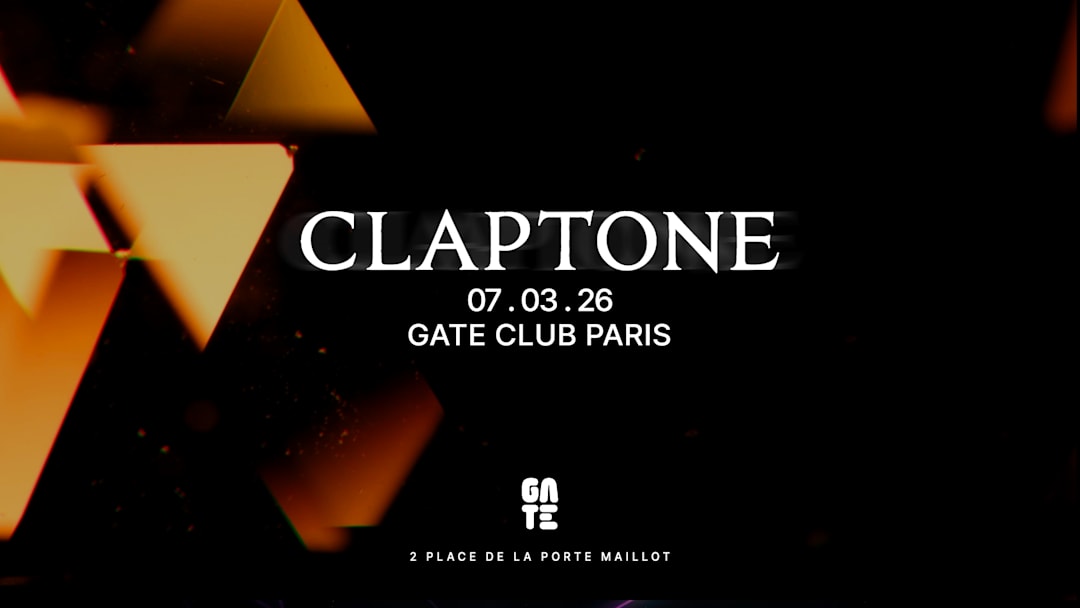 CLAPTONE x ROBIN TORDJMAN at Gate club Paris (Fashion Week)