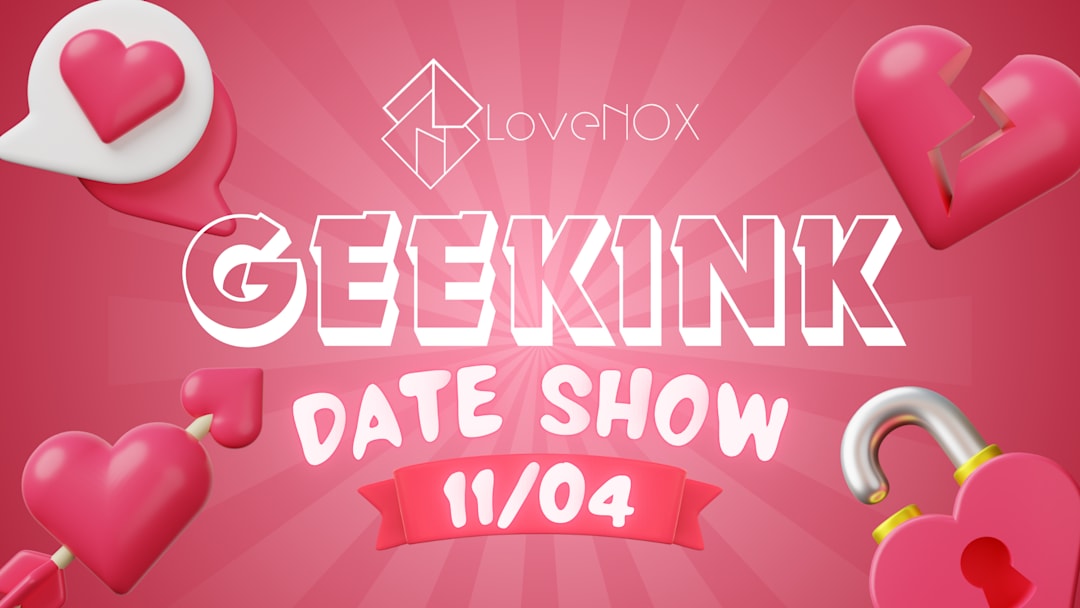 Cartel oficial del evento 11/04 - GEEKINK: Date Show