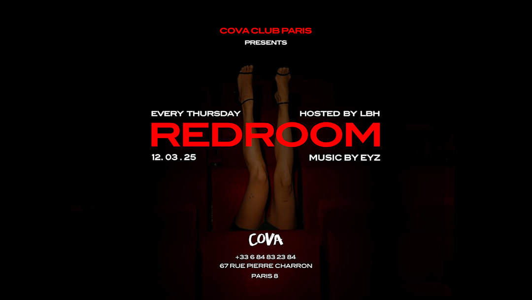 REDROOM | Every Thursday At Cova Club Paris