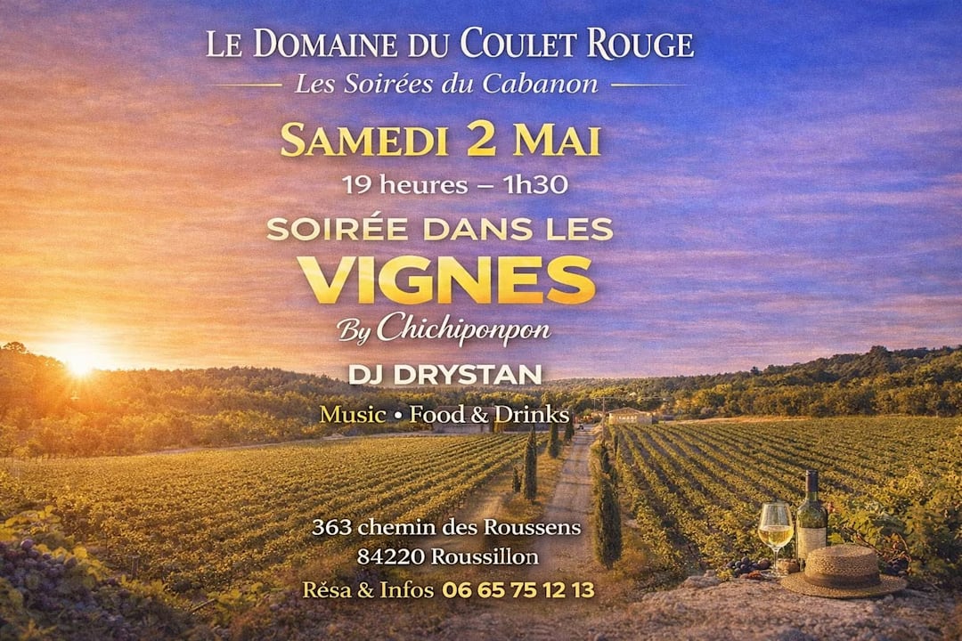 Soirée dans les vignes DJ Drystan