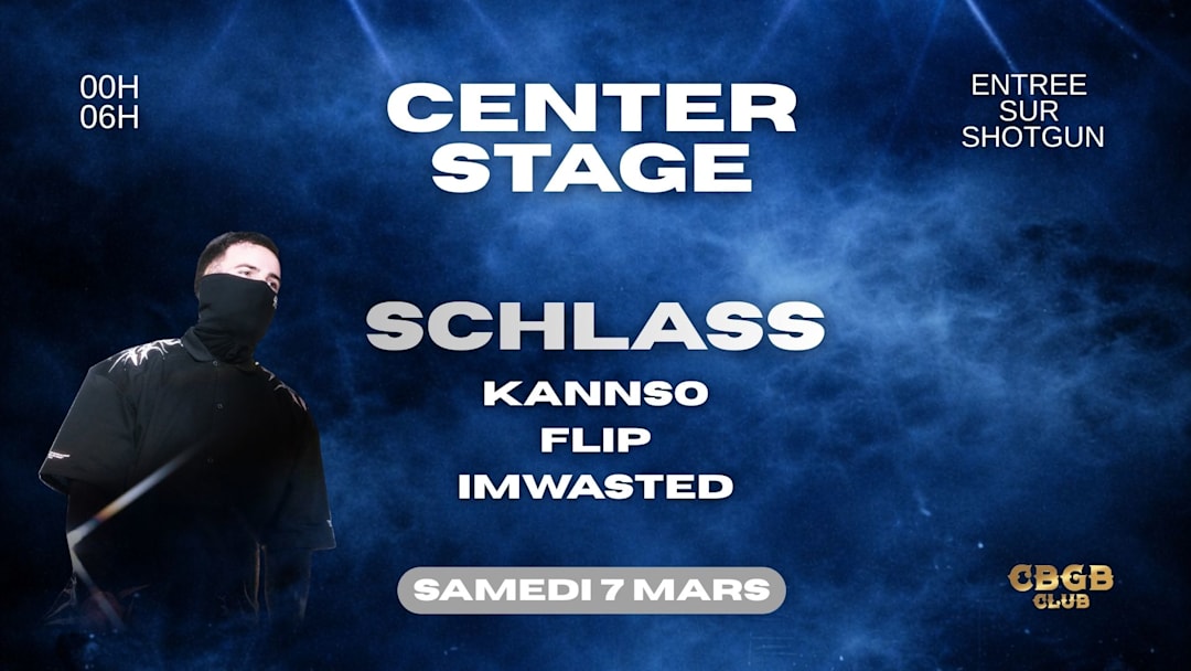 CENTER STAGE - SCHLASS