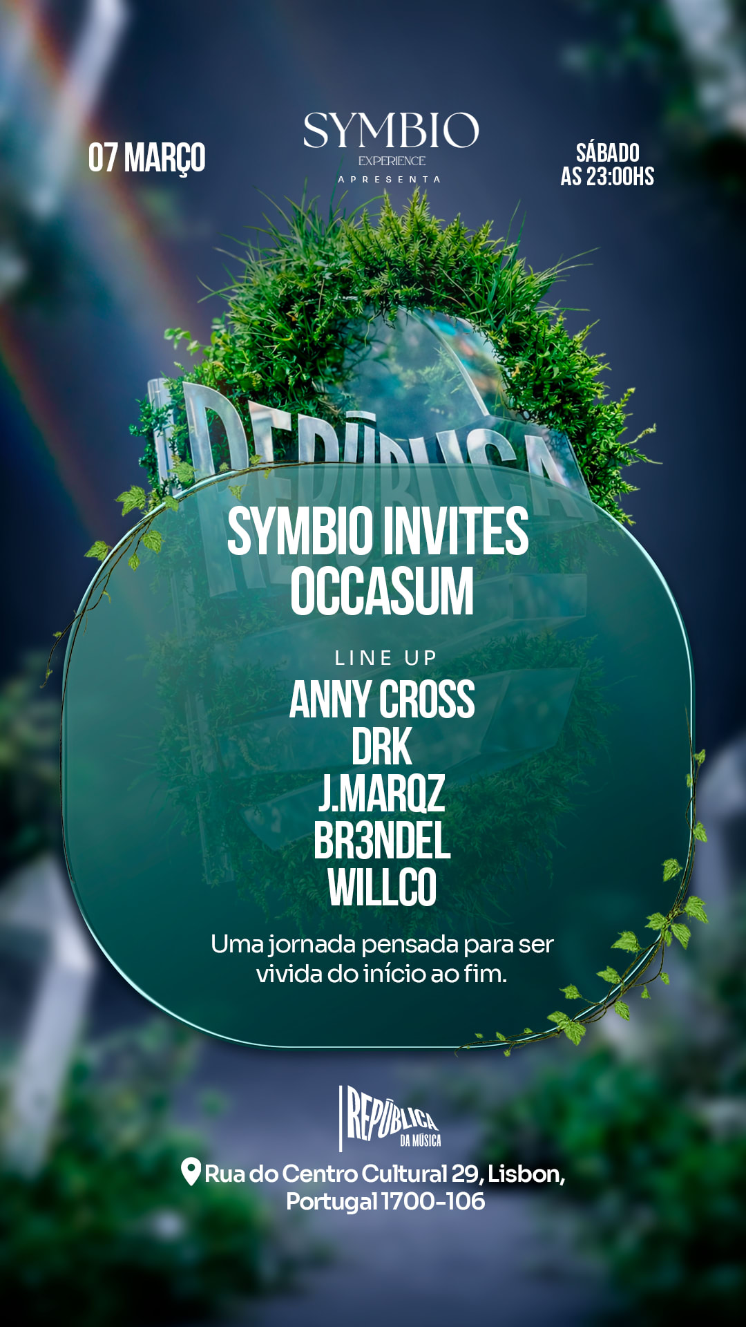 SYMBIO INVITES: OCCASUM 07/03 SAVE THE DATE