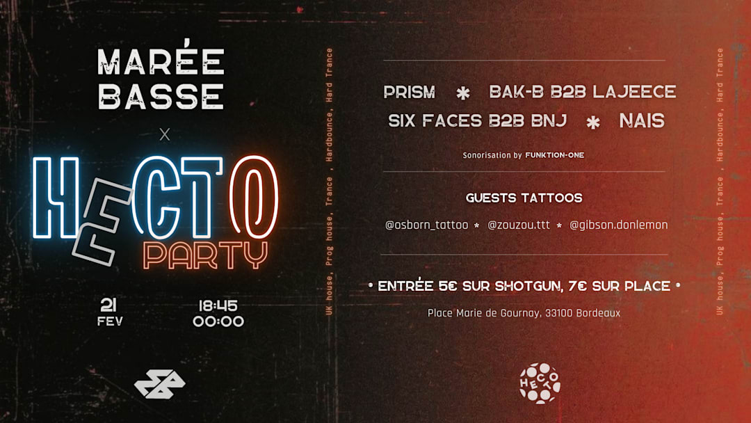 MAREE BASSE x HECTO PARTY