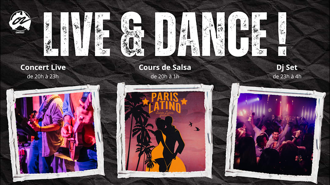 Thursday Live & Dance ! Châtelet