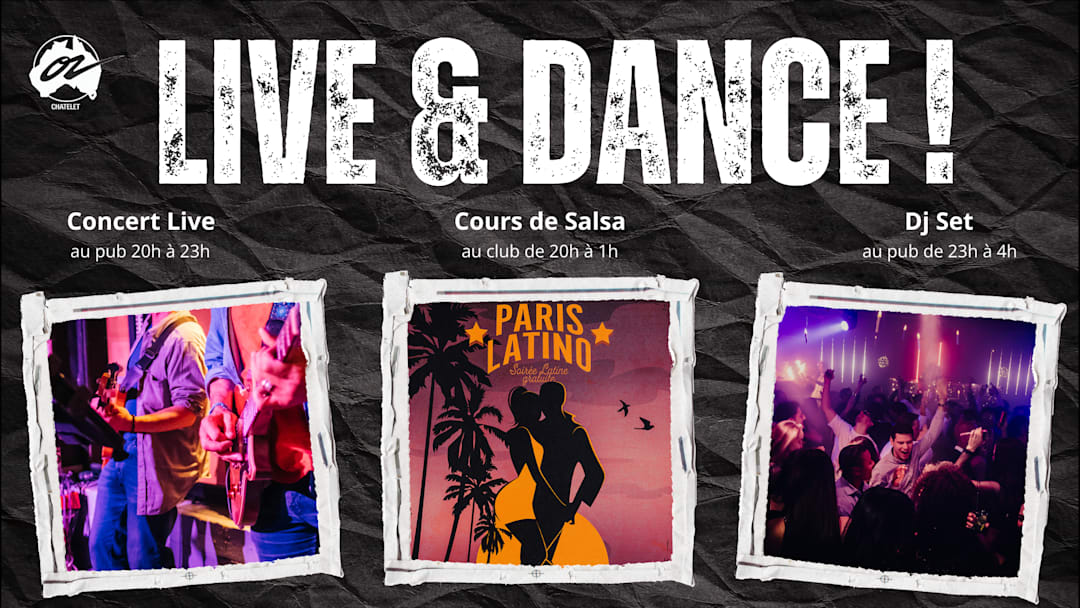 Thursday Live & Dance ! Châtelet