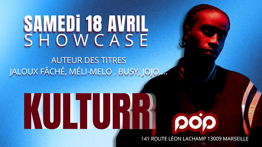 KULTURR Showcase - Samedi 18 Avril 2025 / 00h-06h
