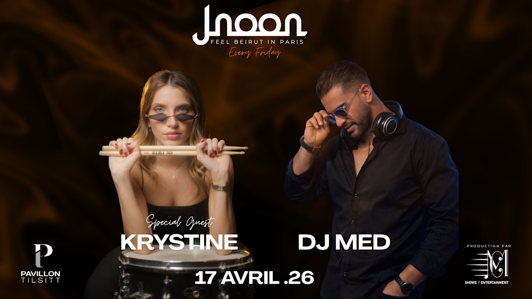 Offizielles Cover des Events JNOON - KRYSTINE x DJ MED
