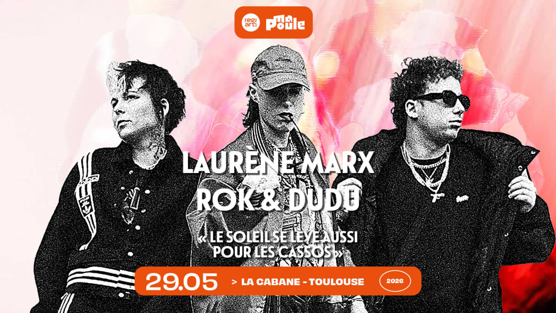Cartel oficial del evento Laurène Marx, Rok & Dudu