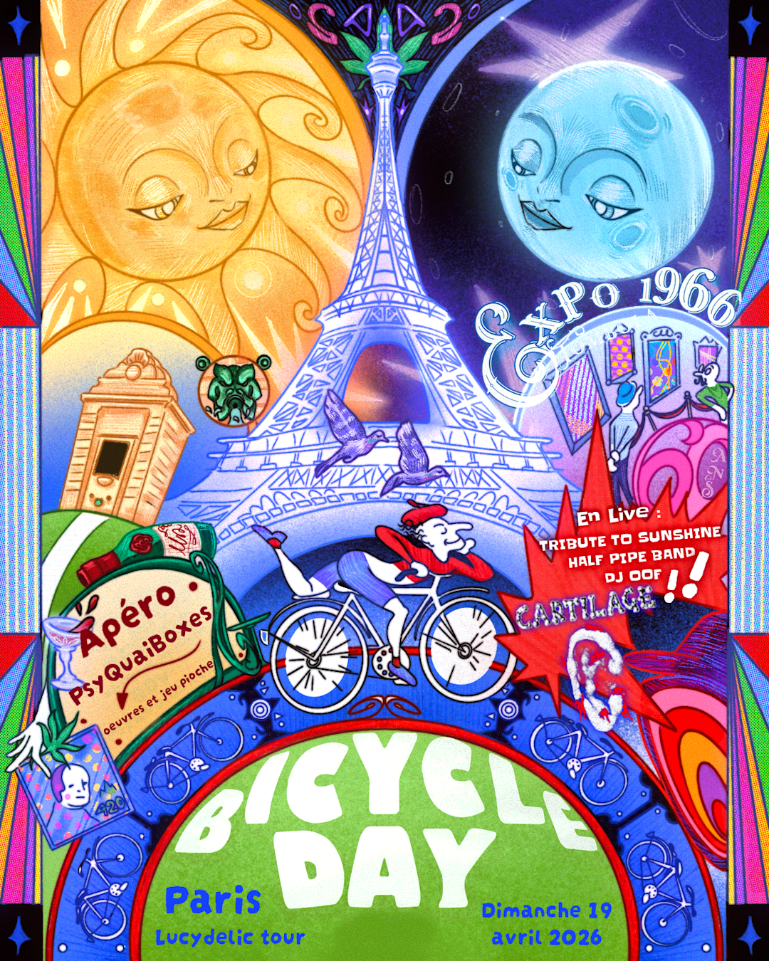 Copertina ufficiale dell'evento Lucydelic psyche rock party