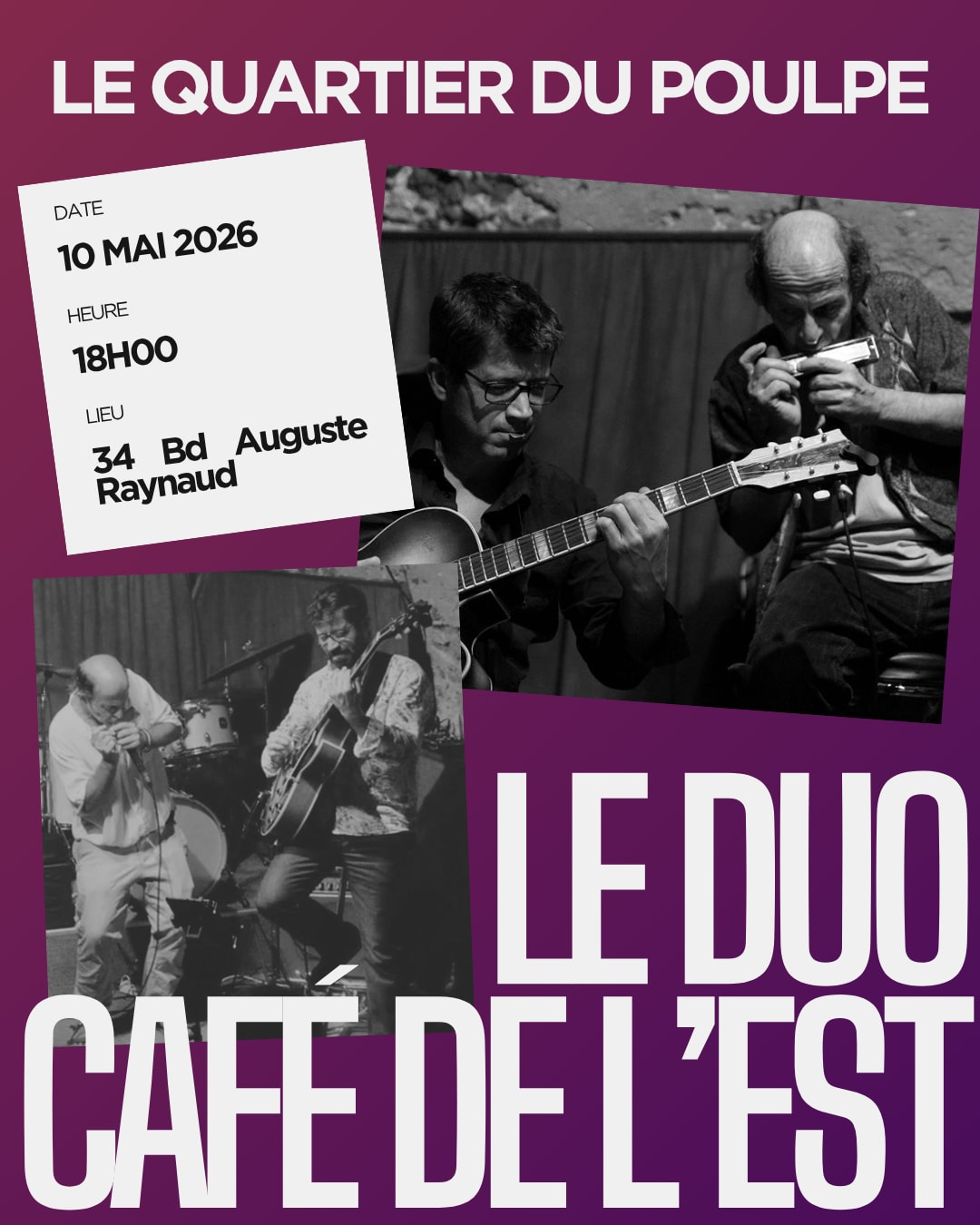 Duo Café de l'Est - Concert Jazz