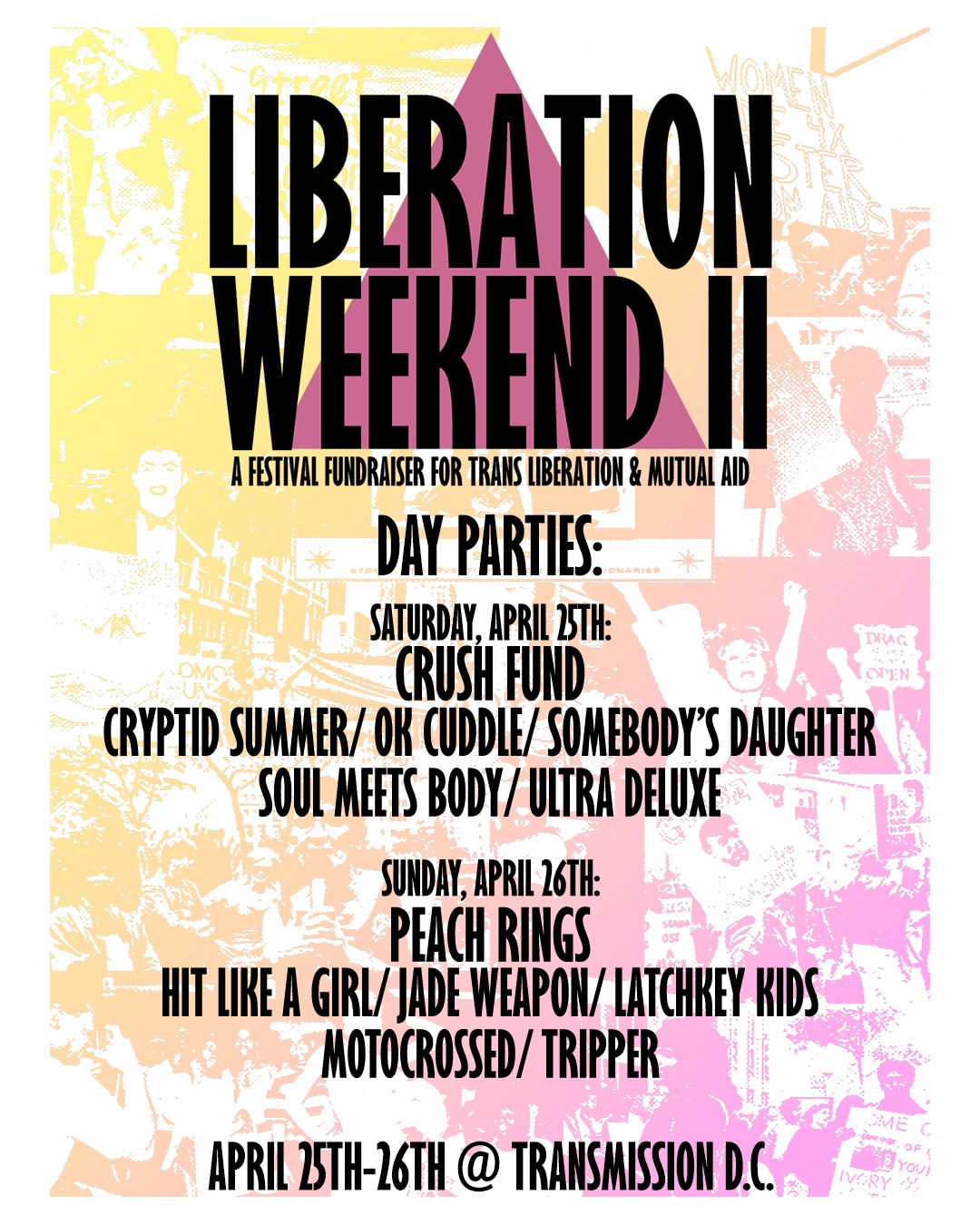 Liberation Weekend at Transmission (DAY PASS - 4/25)