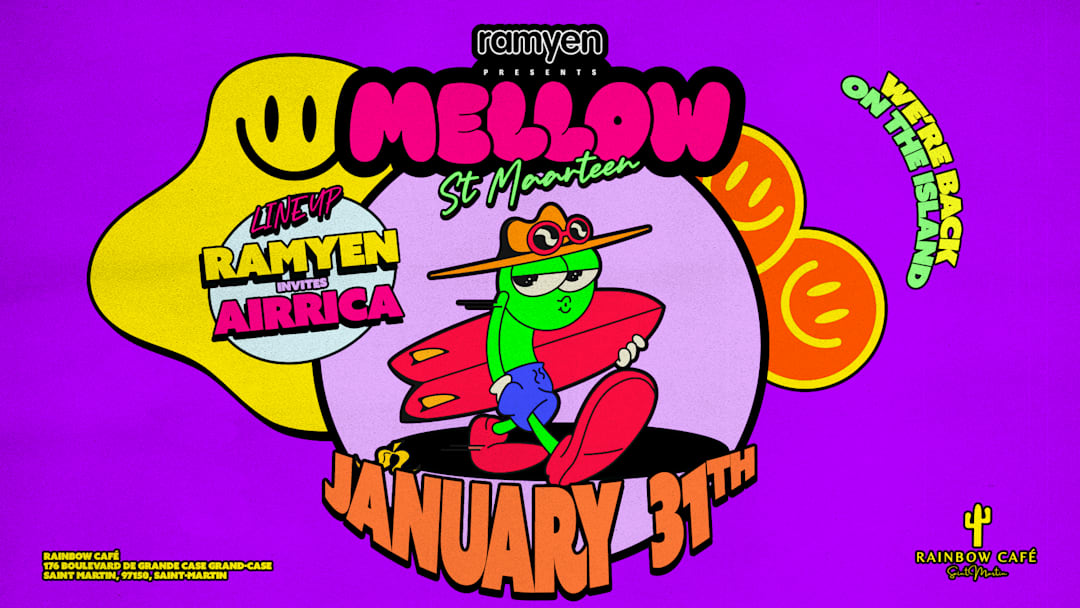 RAINBOW SATURDAYS : MELLOW RAMYEN + AIRRICA