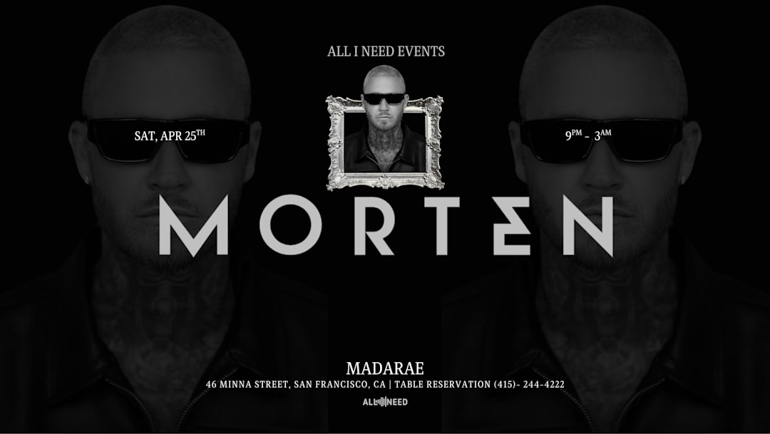 Morten at Madarae San Francisco