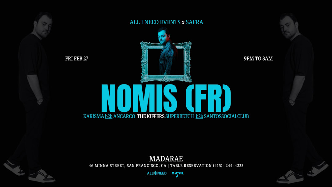 Afro House with NOMIS (FR) at Madarae