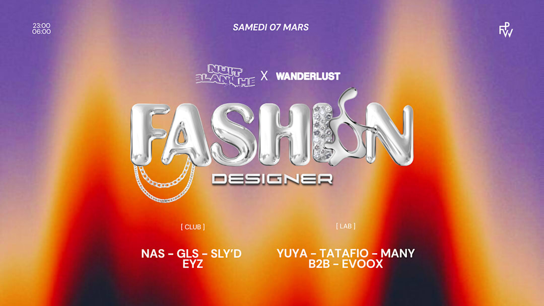 NUIT BLANCHE : FASHION DESIGNER EDITION