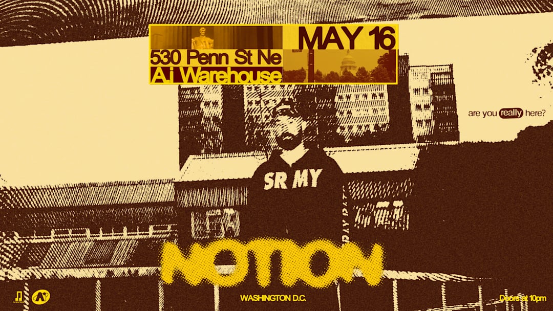 Cartaz oficial do evento Nü Androids Presents: Notion