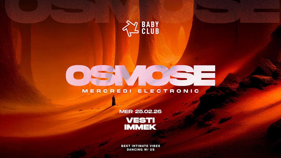Cartel oficial del evento OSMOSE : VESTI + IMMEK