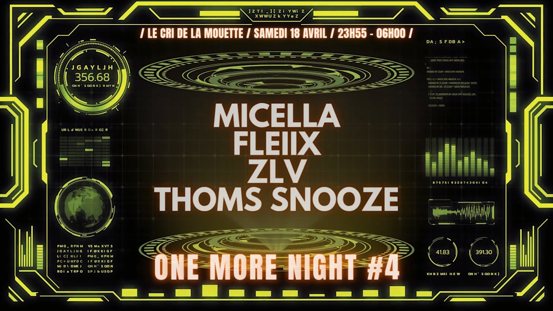 ONE MORE NIGHT #4 _ HARD EDITION - MUSE EVENT ART & MUSIC