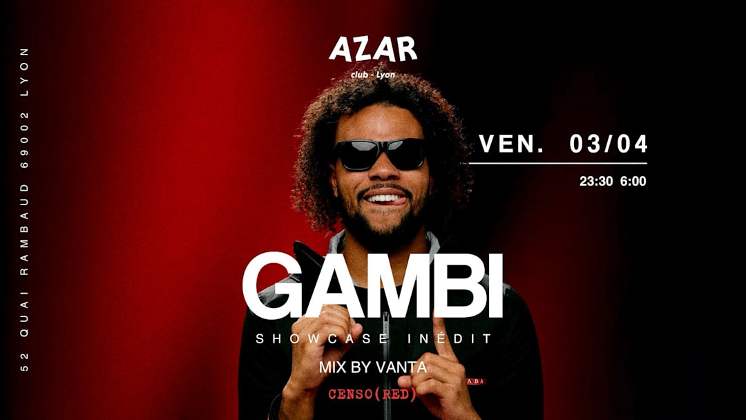 Gambi - Live Performance - Vendredi 3 Avril