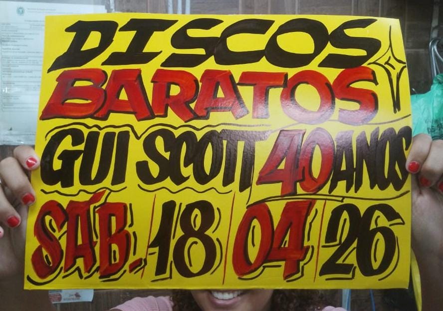 Discos Bartos no Rio - Gui Scott 40 anos!