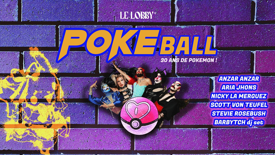 Cartel oficial del evento Poke Ball Gotta Drag Them All