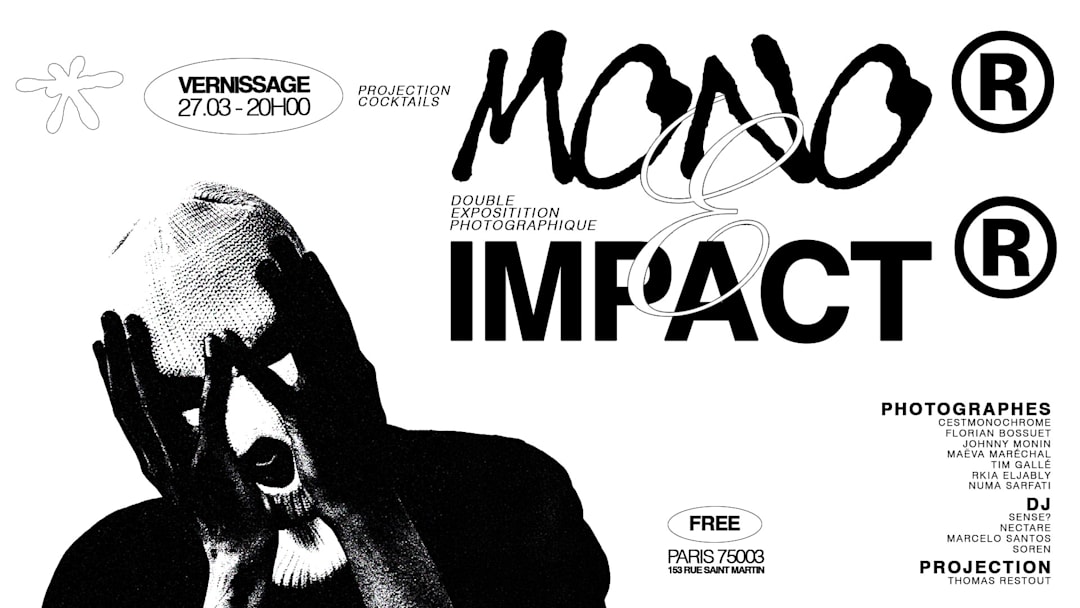 Vernissage expositition photographique Mono & Impact