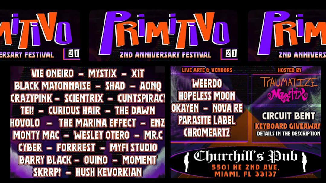 PRIMITIVO 2ND ANNIVERSARY FESTIVAL