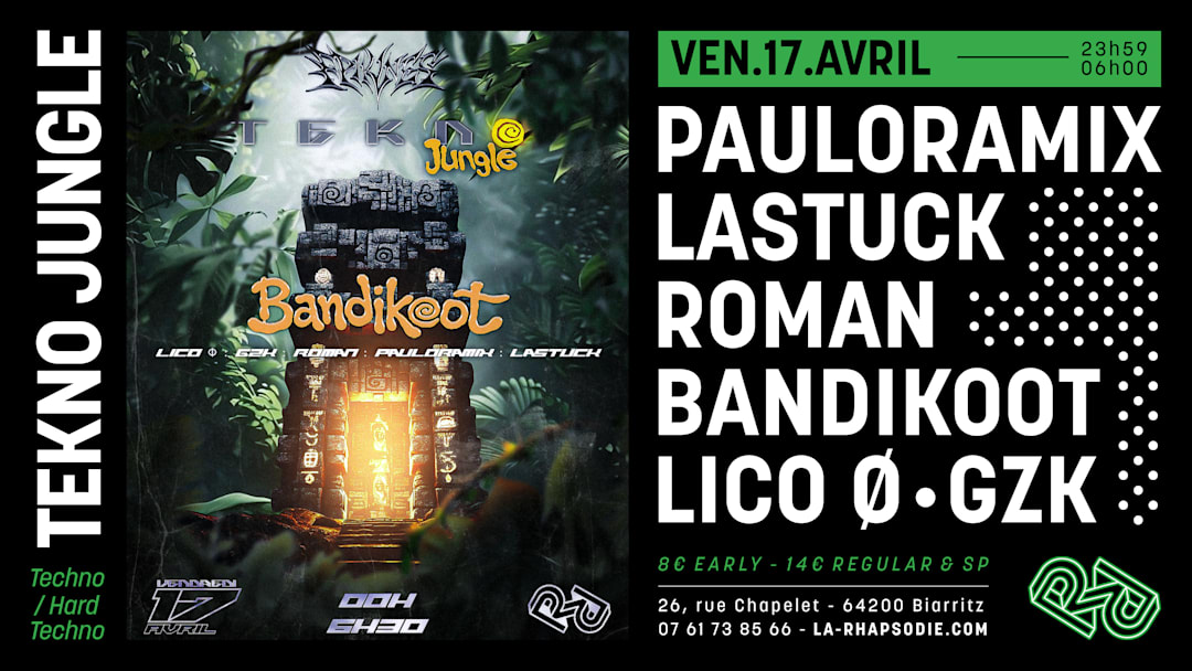 EPIKNES : TEKNO JUNGLE // BANDIKOOT