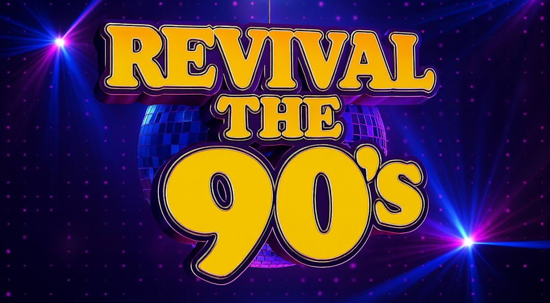 Cartel oficial del evento REVIVAL the 90’