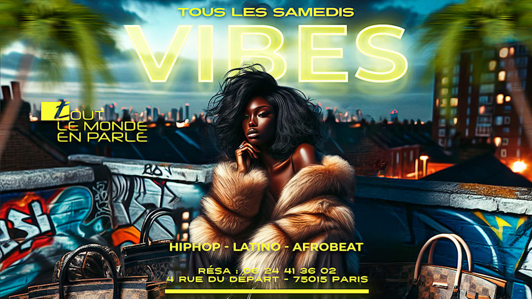 Club Soiree VIBES /rooftop / hiphop/afrobeat /latino