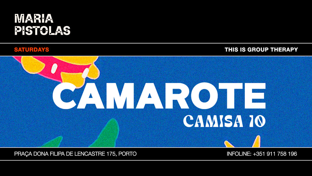 CARNAVAL - SAT. 14/02 - CAMISA 10 x MARIA PISTOLAS