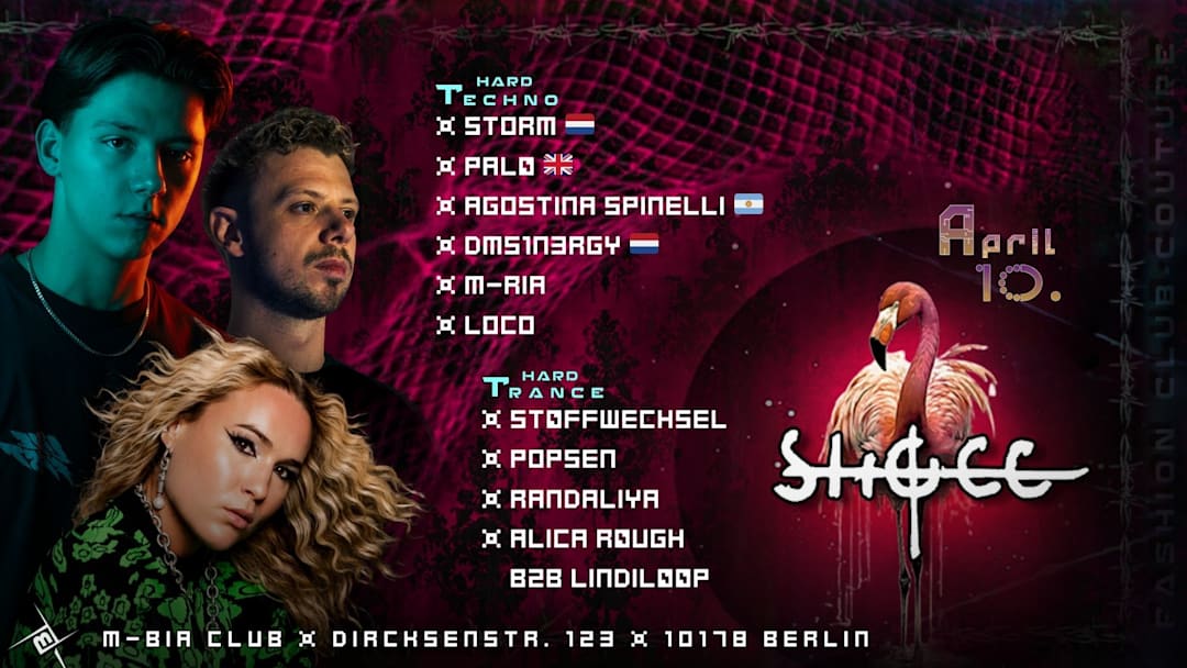 SHOCC with STORM, PALØ, Agostina Spinelli