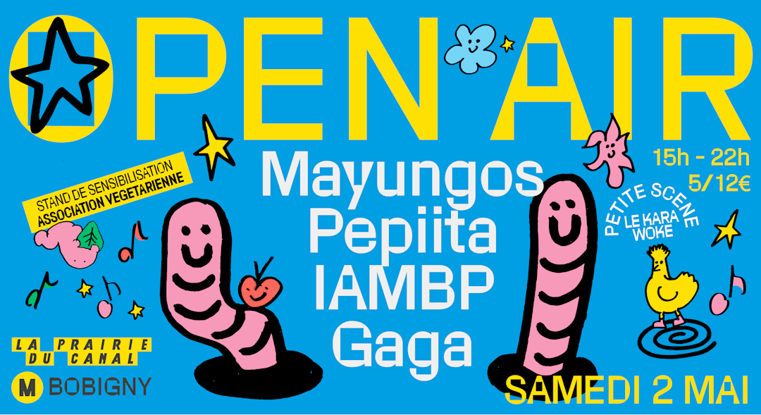 OPEN AIR : IAMBP, PEPIITA, GAGA, MAYUNGOS