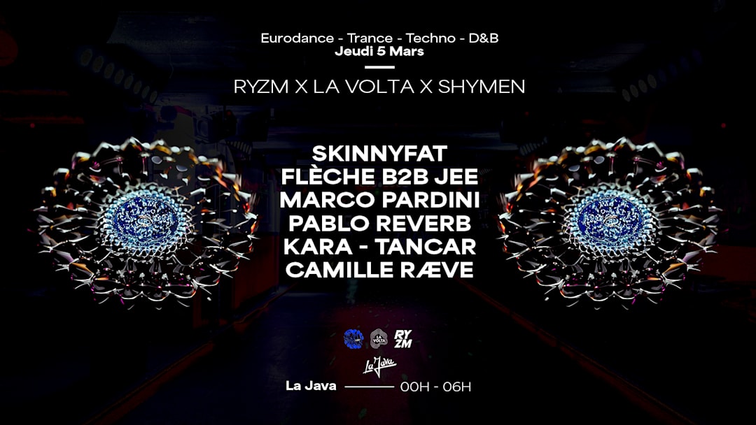 RYZM invite LA VOLTA + SHYMEN
