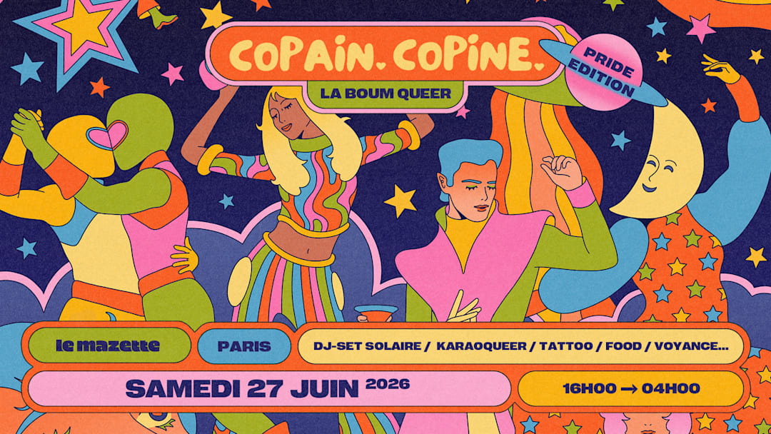 Copain-Copine, la boum queer - PRIDE EDITION !