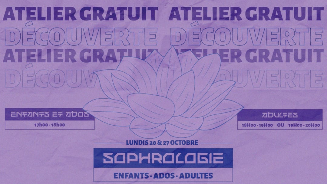 Atelier Gratuit Découverte Sophrologie - Adultes 20/10
