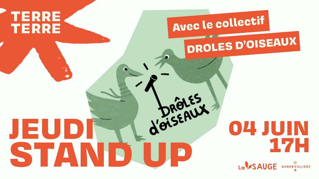 JEUDI STAND UP w/Drôles D’Oiseaux @ Terre Terre
