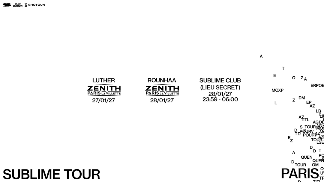 PACK DUO : Luther + Rounhaa - Zénith de Paris