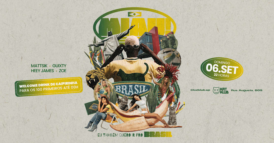 MIAU! EU TMB QUERO IR PRO BRASIL (Véspera de Feriado) 🇧🇷