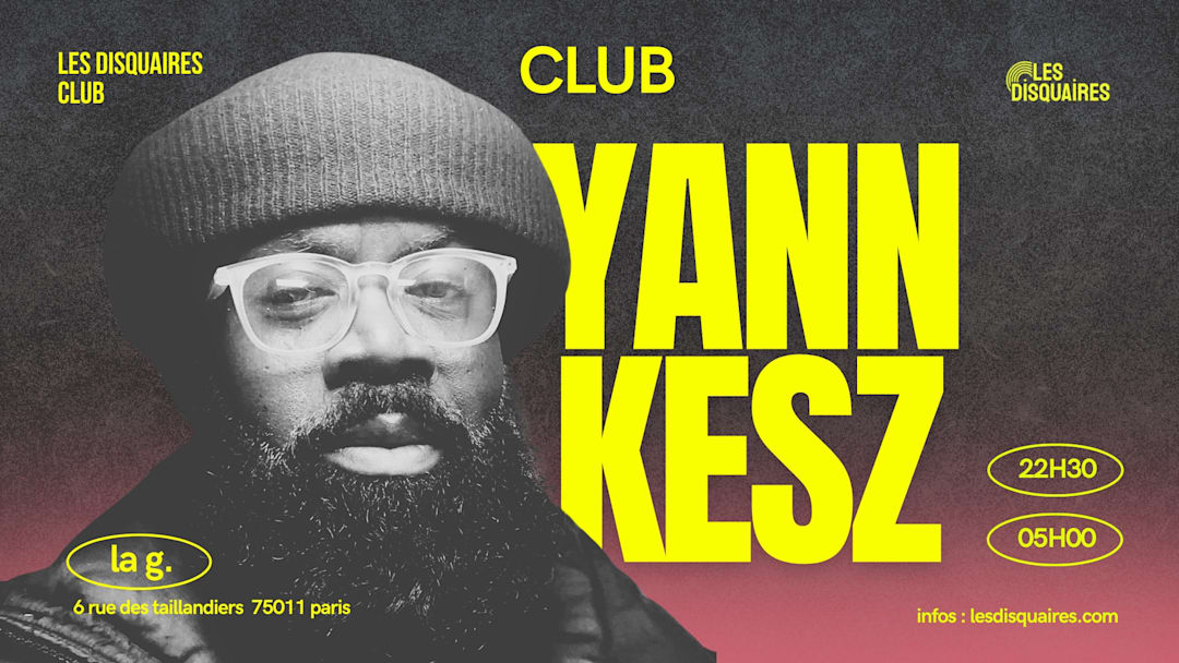 Offizielles Cover des Events YANN KESZ - CLUB