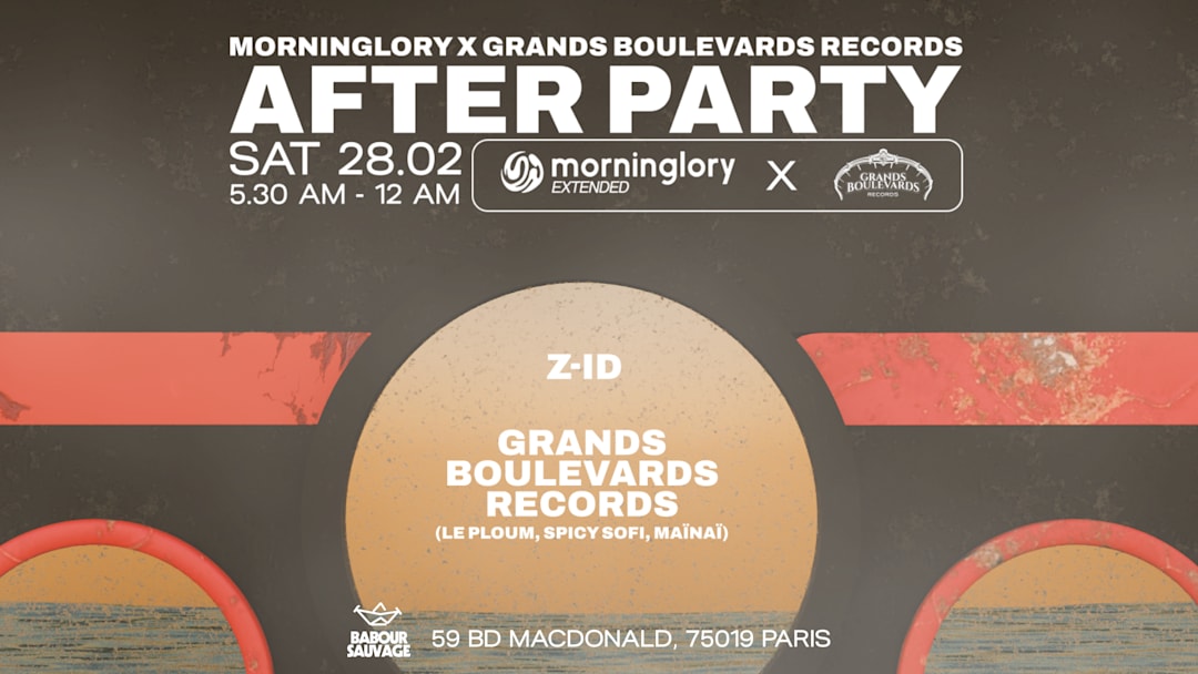 After Babour : Morninglory x Grands Boulevards Records