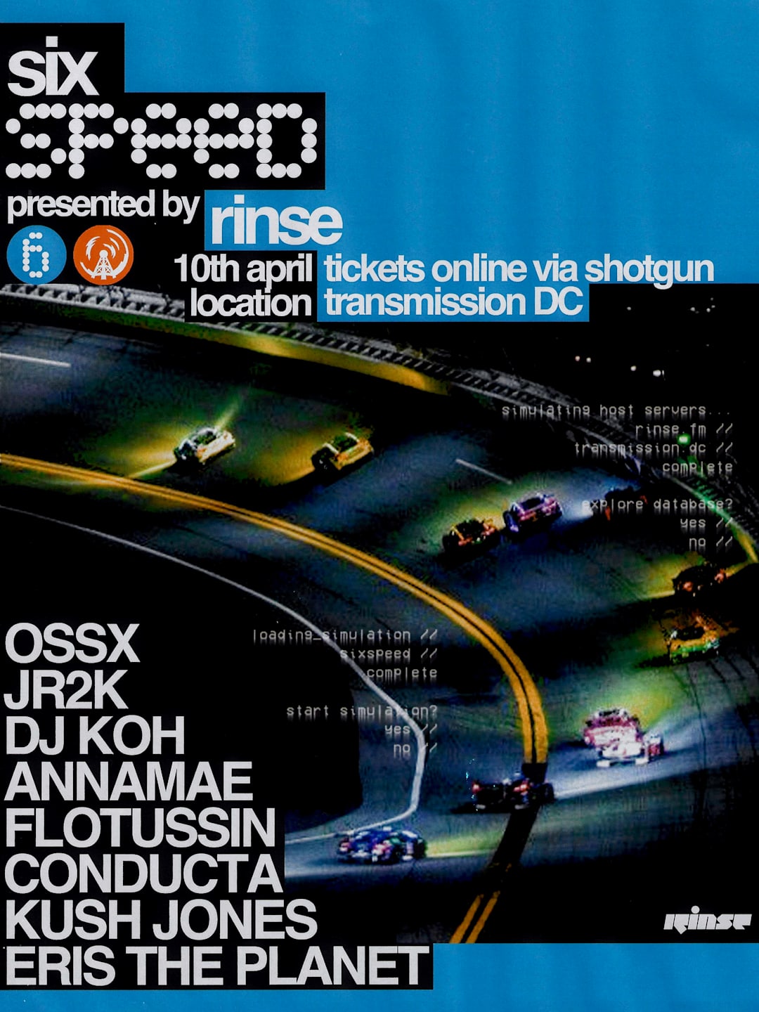 Rinse FM x 6 Speed: Conducta, Kush Jones, ETP & More